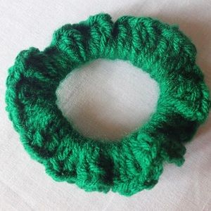 Forest Green Scrunchie